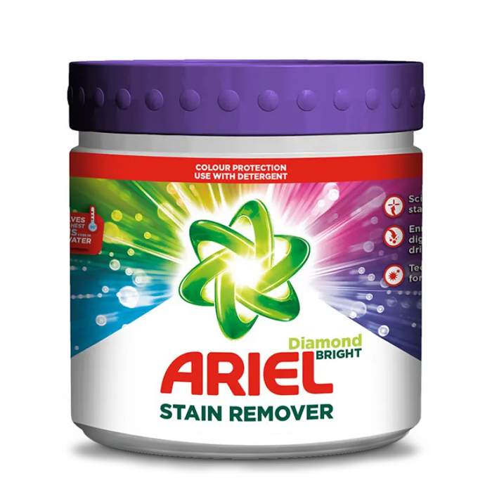 Порошок пятновыводитель Ariel Color Diamond Bright для цветных тканей, 500 г - 